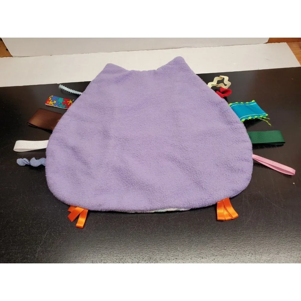 Purple Owl with LOTS of pull tabs flat lovee plush